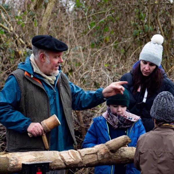 Family Whittling Workshop, photographed by Creative nature HQ