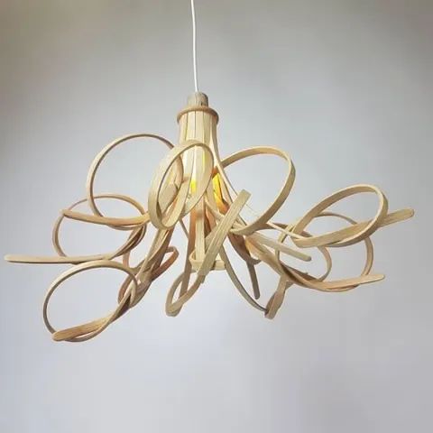 Steam Bent Lampshade Making at Home, photographed by Charlie Whinney Studio