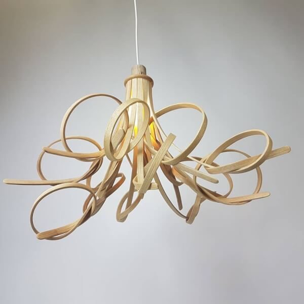 Steam Bent Lampshade Making at Home, photographed by Charlie Whinney Studio