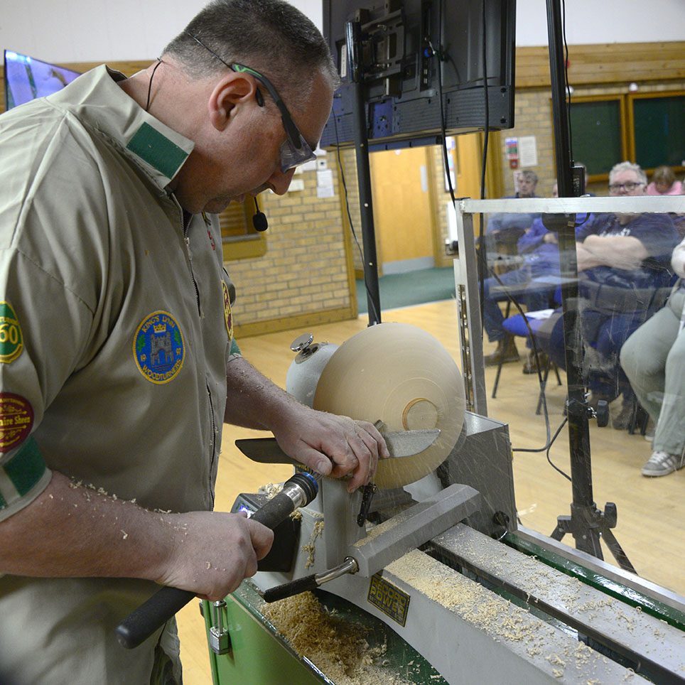 1 Day Beginners Woodturning Course, photographed by Stephen Kearvell