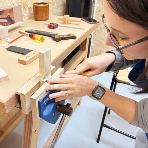 Woodworking Taster: Joinery Day Class, photographed by POW Workshops
