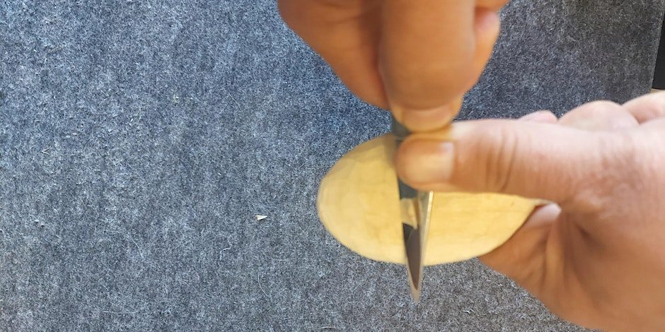 Introduction To Spoon Carving, photographed by Wyre Community Land Trust