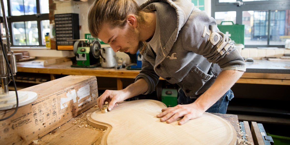 Traditional Guitar Making, photographed by Musical Instrument Crafts