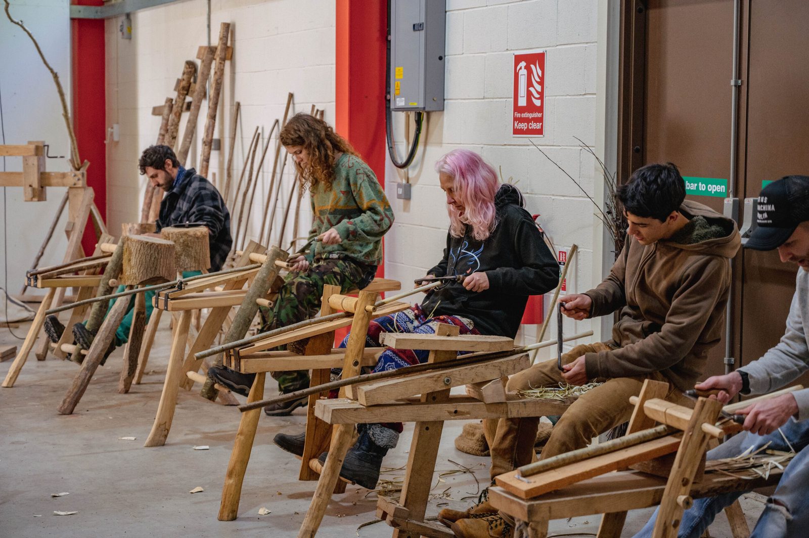 Green Woodworking Taster Session (Family-Friendly), photographed by Blackmountainscollege