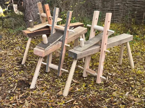 Rustic Green Woodworking Furniture Making Courses, photographed by The Big Tree Society