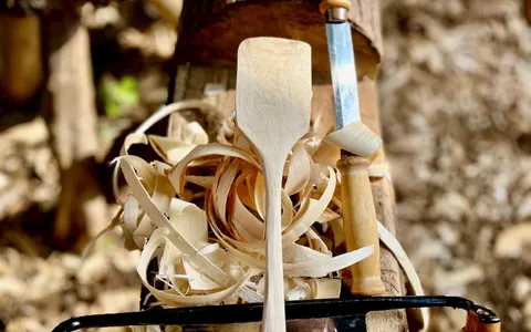Wooden Spatula Making Course, photographed by Bristol Tree Craft