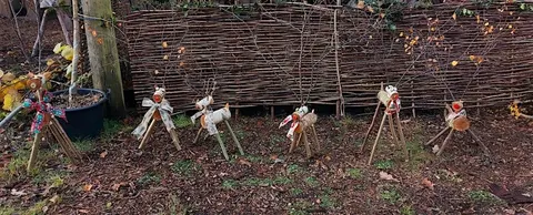 Rustic Reindeer Workshop at Kingsbury Water Park, photographed by Warwickshire Country Parks