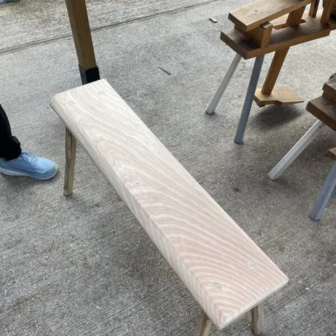 Bench Making Workshop, photographed by The Green Wood Guild