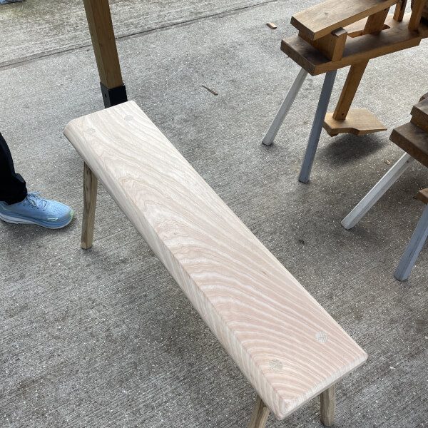 Bench Making Workshop, photographed by The Green Wood Guild