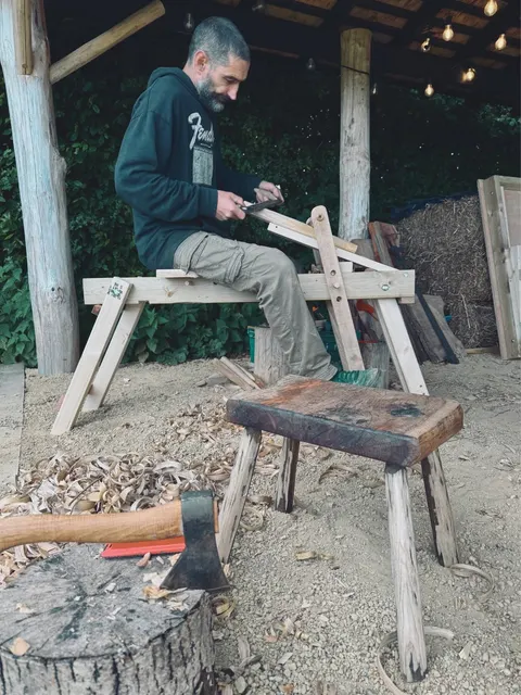 Stool Making Course, photographed by Makers Barn