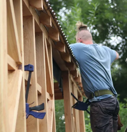 Design & Build a Tiny Home, photographed by Blackmountainscollege
