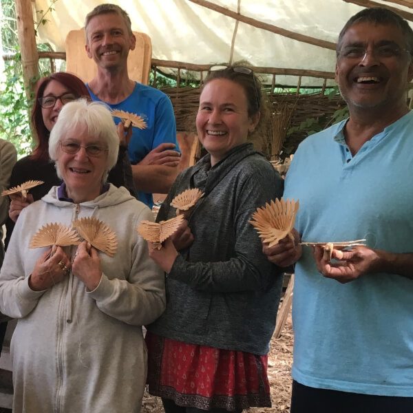 Fan Bird Woodcarving Class, photographed by Greenwood Days
