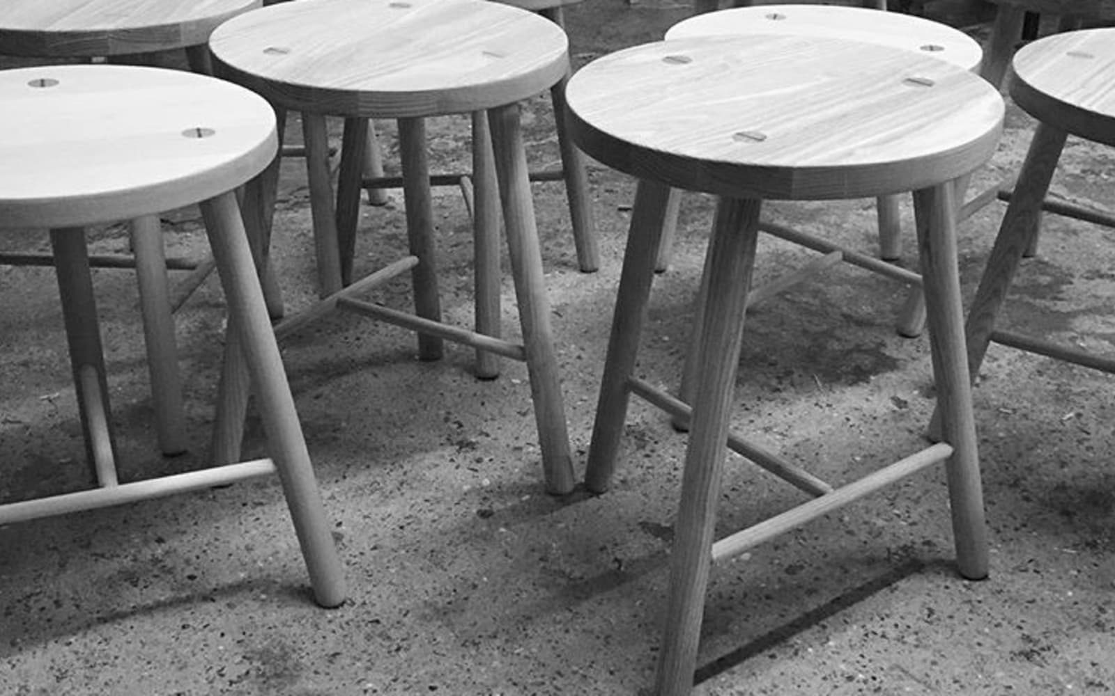 Woodwork, One day stool making course, photographed by New School of Furniture Making