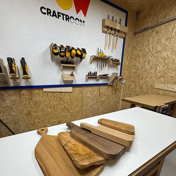 Woodworking Workshop: Craft Your Own Serving Board, photographed by POW Workshops