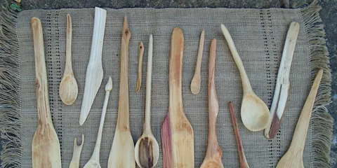 Workshop: Spoon carving in autumn (BBC2806), photographed by Suffolk Wildlife Trust