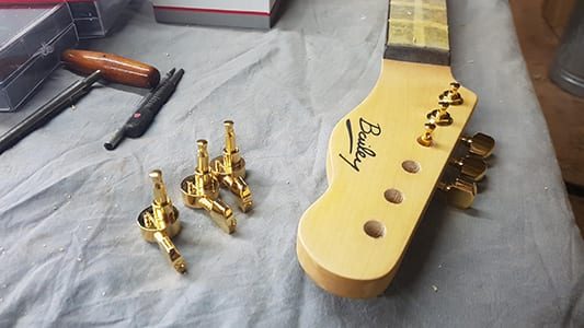 How to Make a Bolt On Neck, photographed by Guitar Making