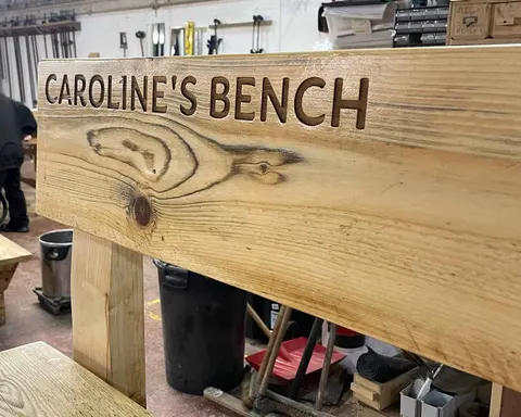 Build a Buddy Bench workshop, photographed by Glasgow Wood