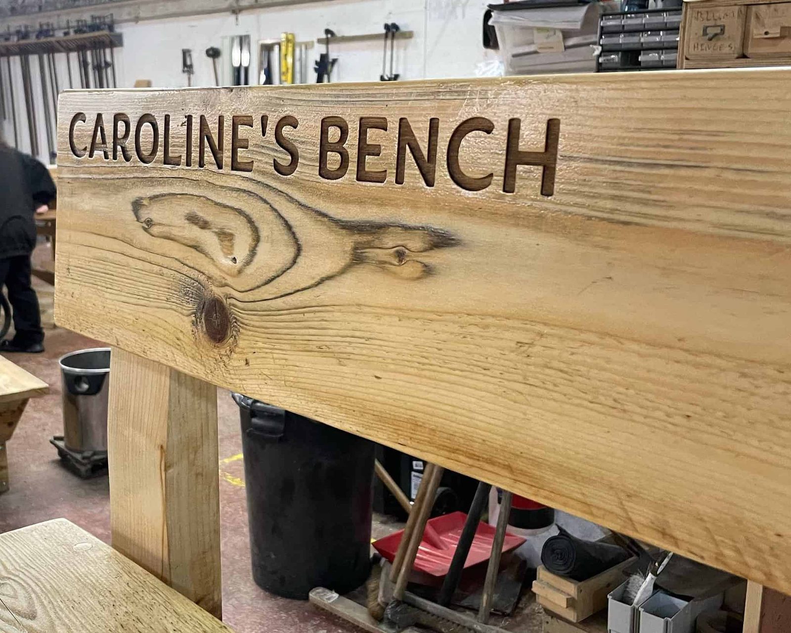 Build a Buddy Bench workshop, photographed by Glasgow Wood