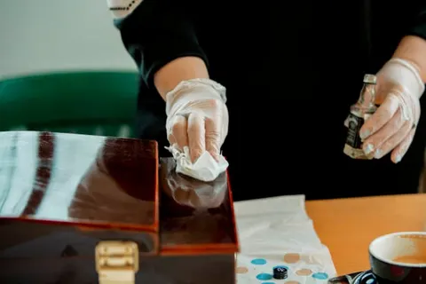 Introductory Wood Finishing course, photographed by Philip Hodge