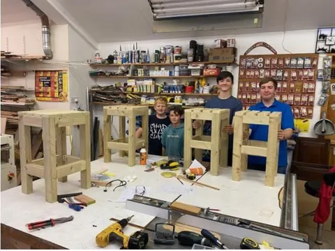 Make a Stool, photographed by Great British Woodshop