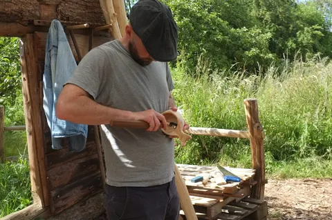 Wood Carving Courses, photographed by Coed Talylan