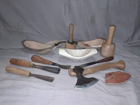 Bowl carving (November 2026), photographed by Woodland Skills Centre