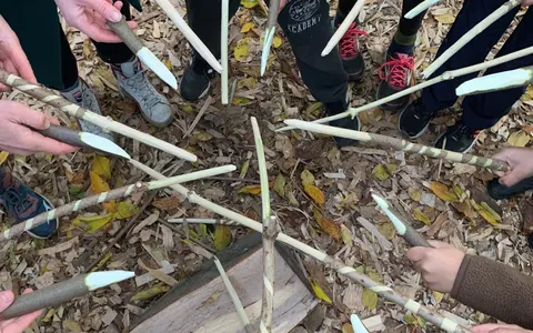 Family Whittling Workshop 9yrs+, photographed by London Green Wood