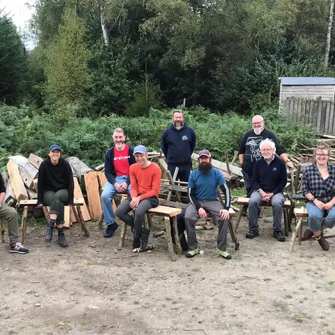 Make your own Garden Bench, photographed by Green Aspirations Scotland CIC