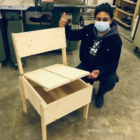 Wood Furniture Design Course, photographed by London Sculpture Workshop