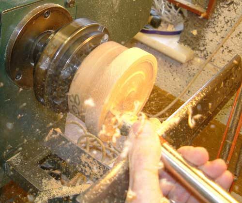 Wood Turning Tuition, photographed by Michael Williams, Wood