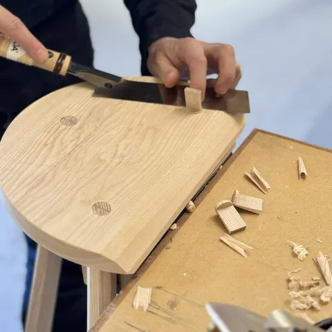 Stool Making: 2-Day Woodworking Course, photographed by POW Workshops