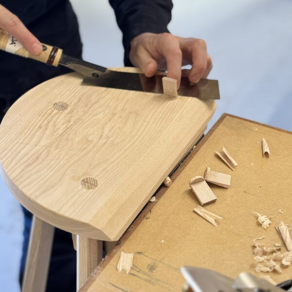 Stool Making: 2-Day Woodworking Course, photographed by POW Workshops