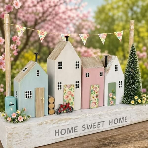 Woodwork and Decoupage Workshop: Springtime Cottage Lane, photographed by The Beehive Team