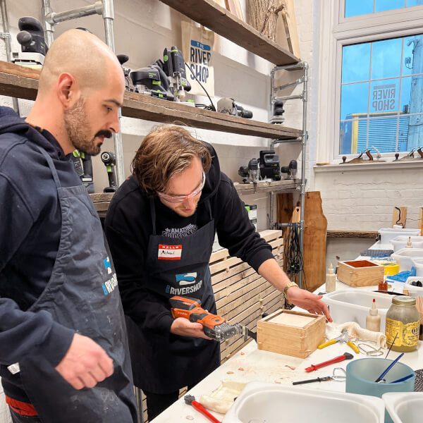 Walnut Box Making Workshop, photographed by The Rivershop