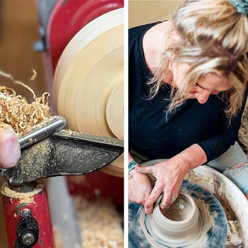 1-person "2 Crafts in 1 Day" Experience for Beginners, photographed by Simon Taggart