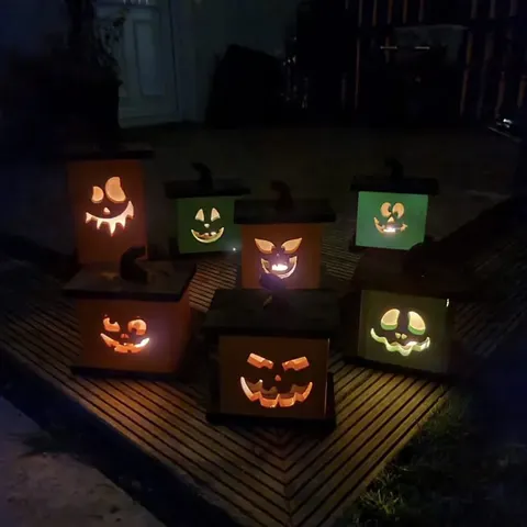 Halloween lantern workshop, photographed by Glasgow Wood