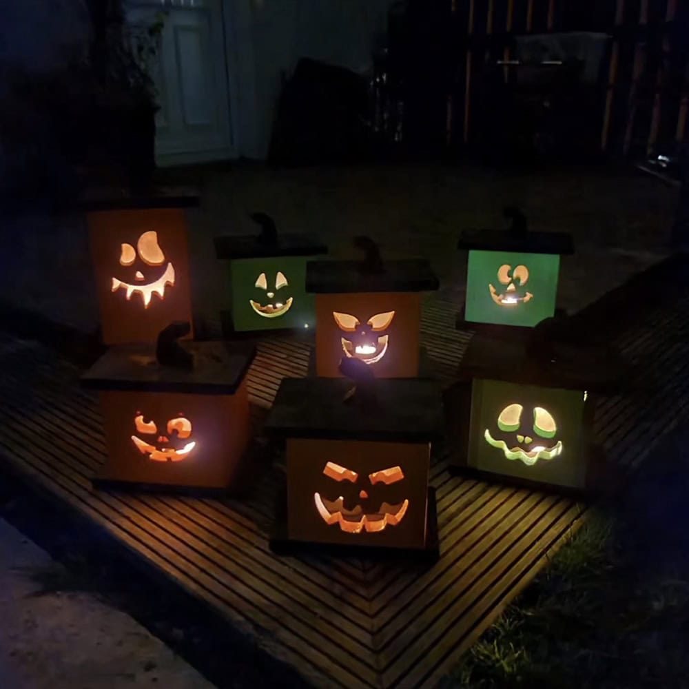 Halloween lantern workshop, photographed by Glasgow Wood