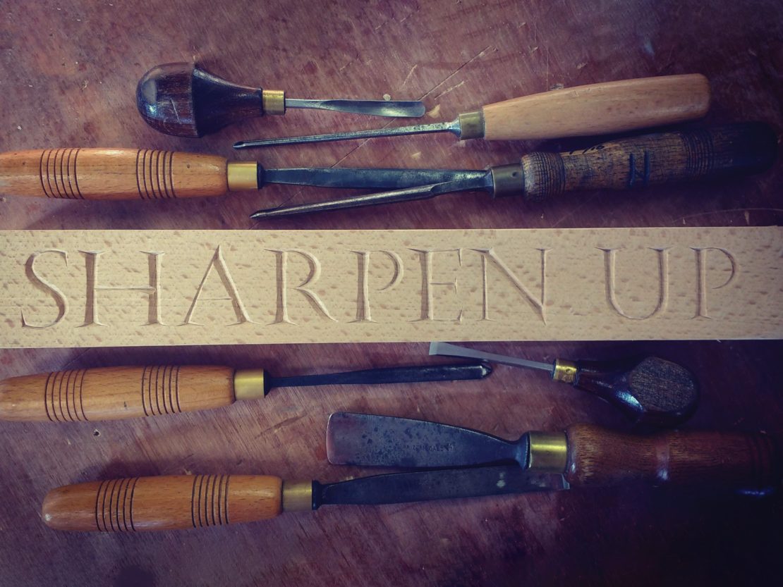 Letter Carving, photographed by Boat Building Academy