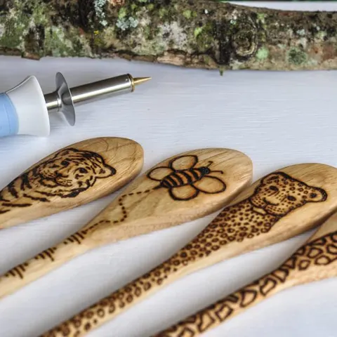 Pyrography Workshop, photographed by Made by Maika