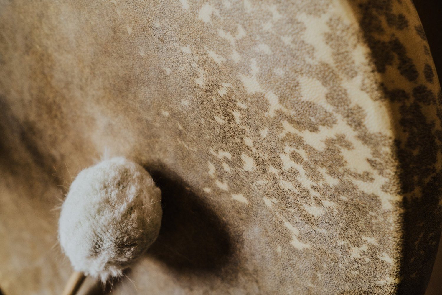Drum Making Workshop, photographed by Butser Ancient Farm