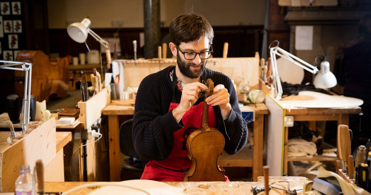 Introduction to Violin Making, photographed by Musical Instrument Crafts