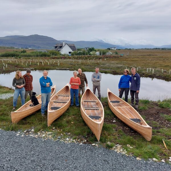 Canoe Building Course, photographed by Archipelago Folkschool