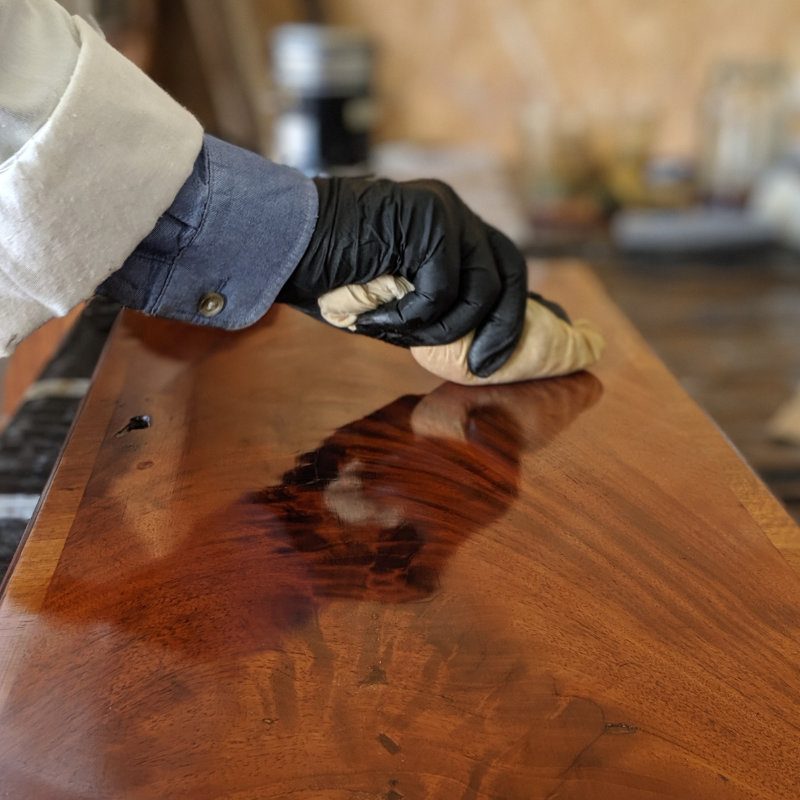 3 Day French Polishing Workshop, Intermediate/Professional, photographed by OP Woodcraft