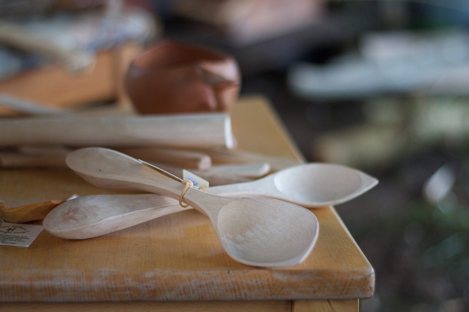 Spoon Carving Workshop, photographed by Husbandry