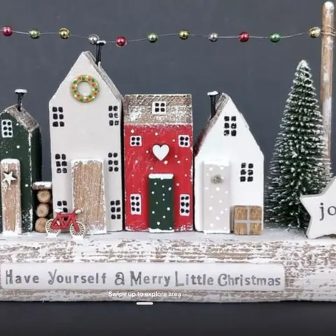 Festive Street Workshop, Create Your Own Wooden Village, photographed by The Beehive Team