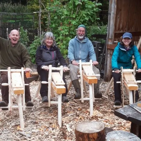 Shave Horse Workshop (2 day course), photographed by Gedwood