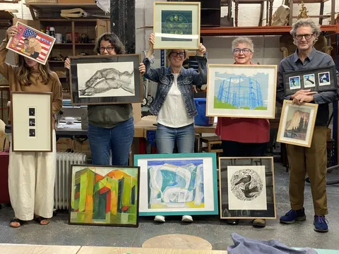 Picture Framing, Five Day Intensive, photographed by The School Of Stuff