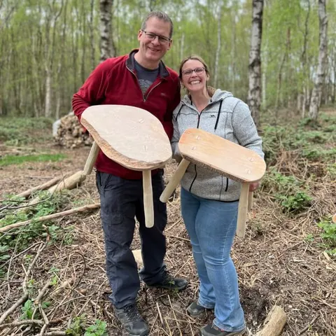 Stool Making Class, photographed by Greenwood Days