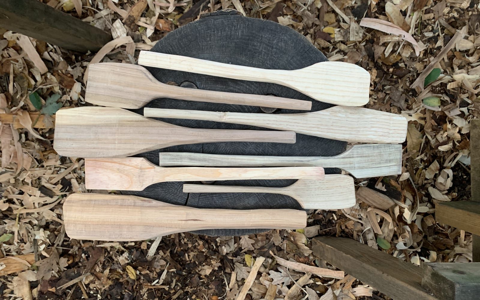 Make a spatula at Hackney City Farm, photographed by London Green Wood