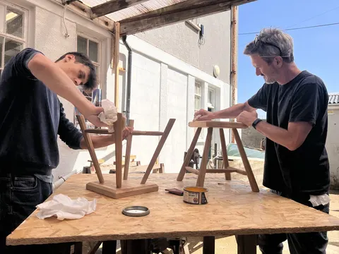 Make A Stool, photographed by Boat Building Academy